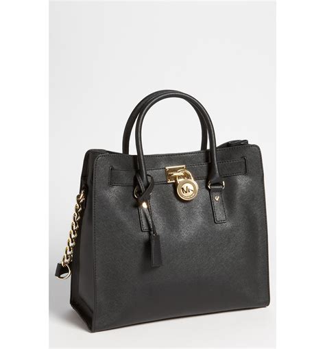 michael kors saffiano hamilton gold label|Michael Kors saffiano leather.